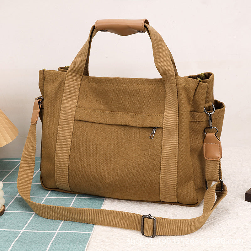 Large Canvas Work Tote for Women