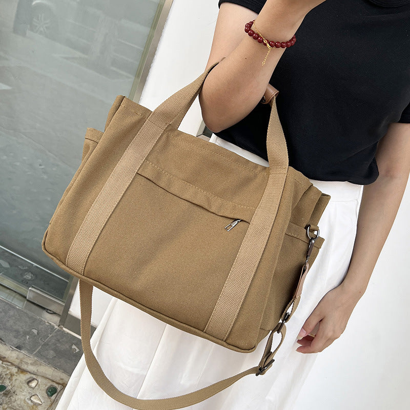 Large Canvas Work Tote for Women