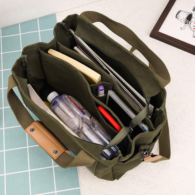 Large Canvas Work Tote for Women