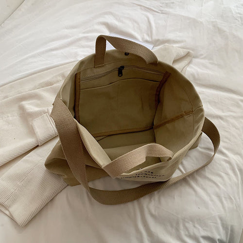 Large Canvas Tote Bag for Women