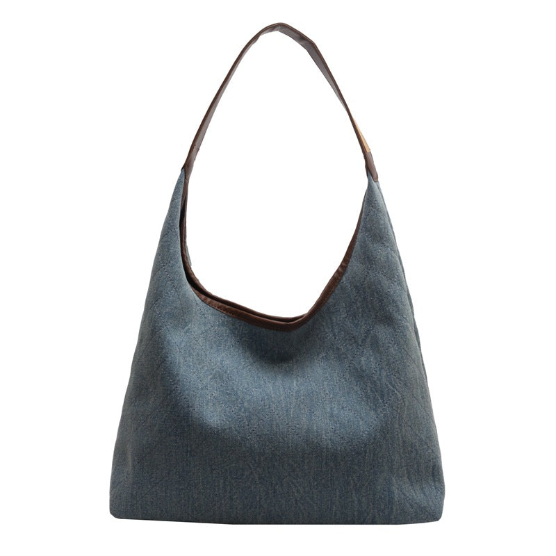 Denim Shoulder Tote Bag for Women
